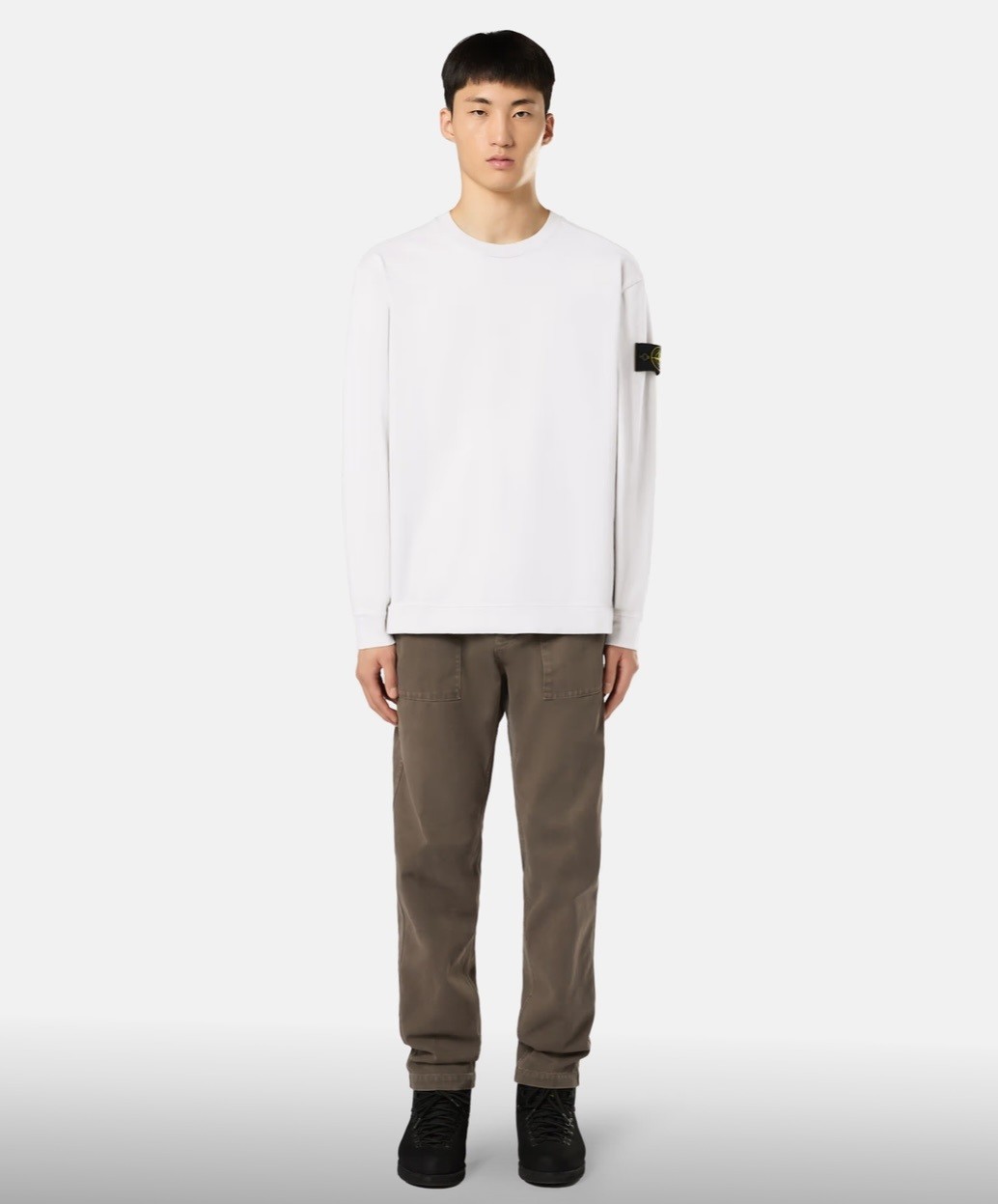 STONE ISLAND HEAVY COTTON JERSEY