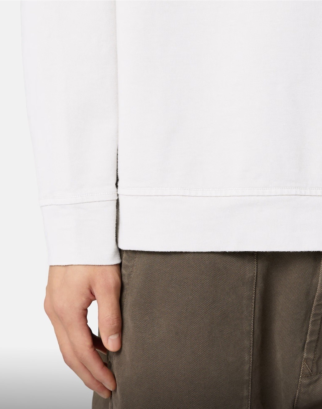 STONE ISLAND HEAVY COTTON JERSEY