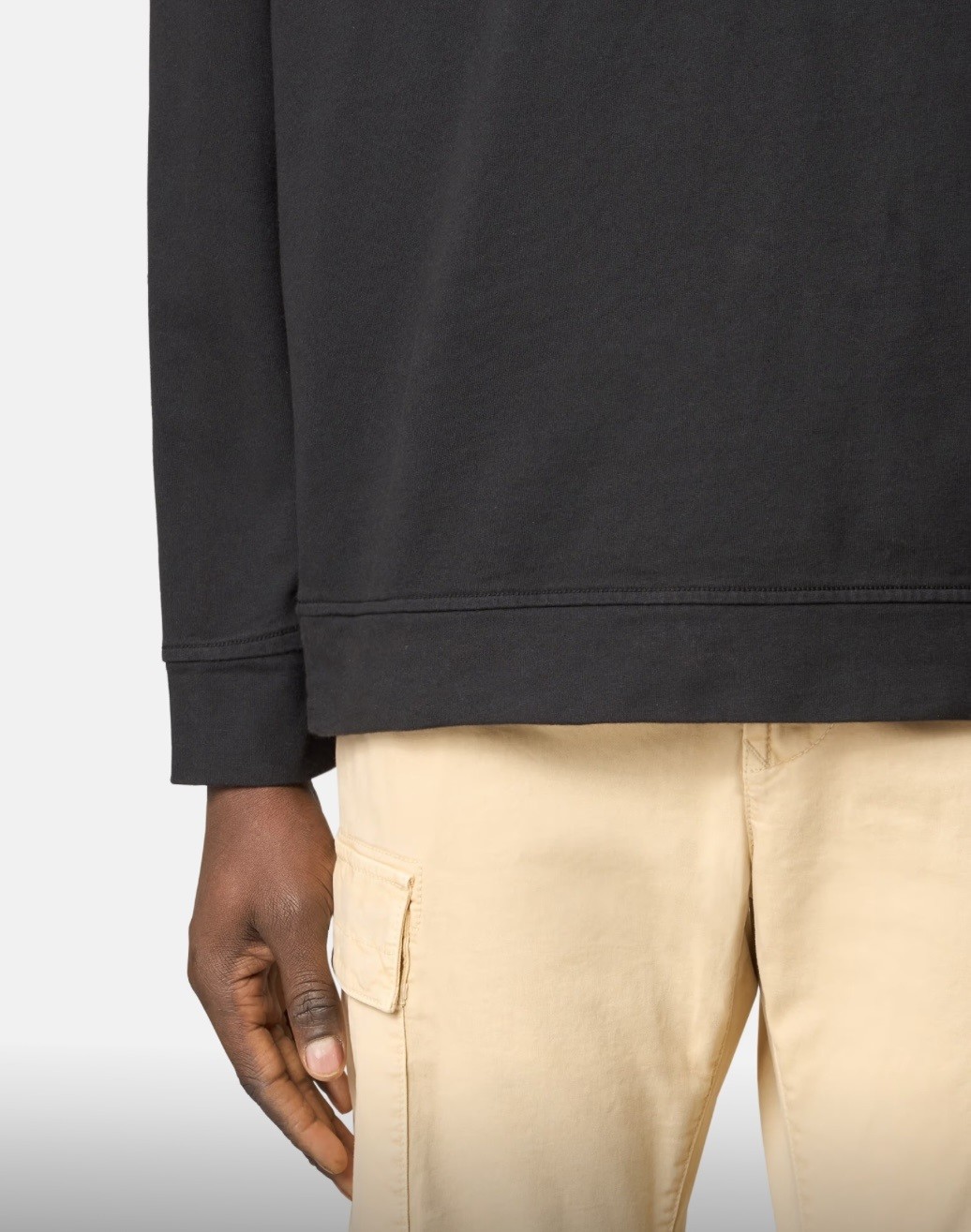 STONE ISLAND HEAVY COTTON JERSEY