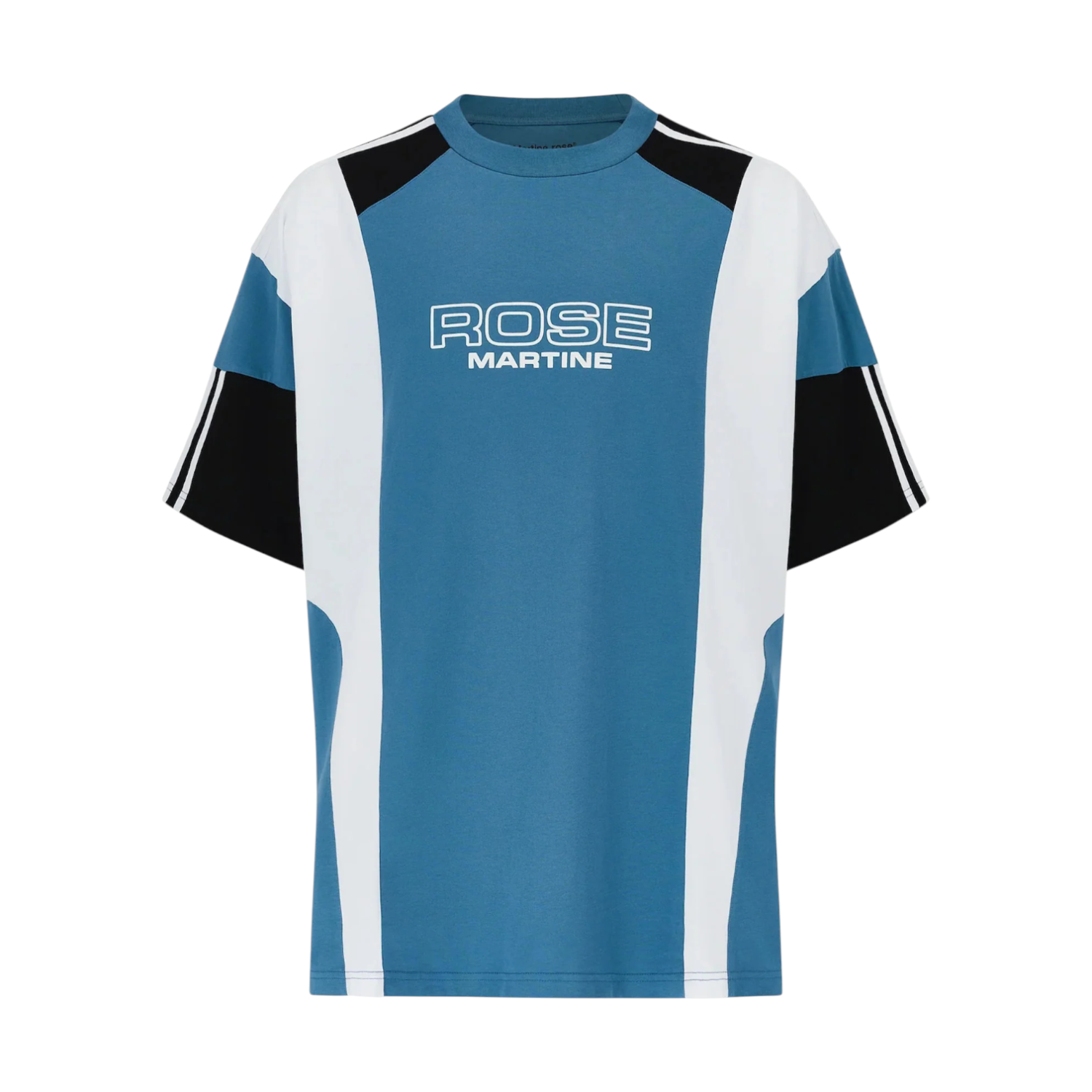 MARTIN ROSE OVERSIZED PANELLED T-SHIRT