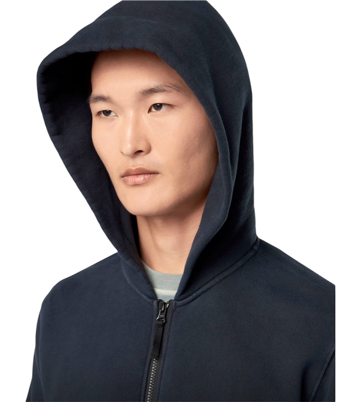 STONE ISLAND ORGANIC COTTON DIAGONAL FLEECE 'OLD' EFFECT