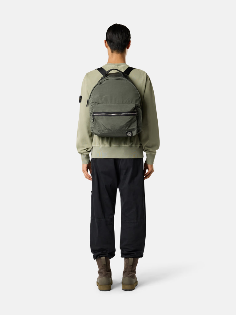 STONE ISLAND COATED NYLON METAL IN ECONYL® BACKPAC