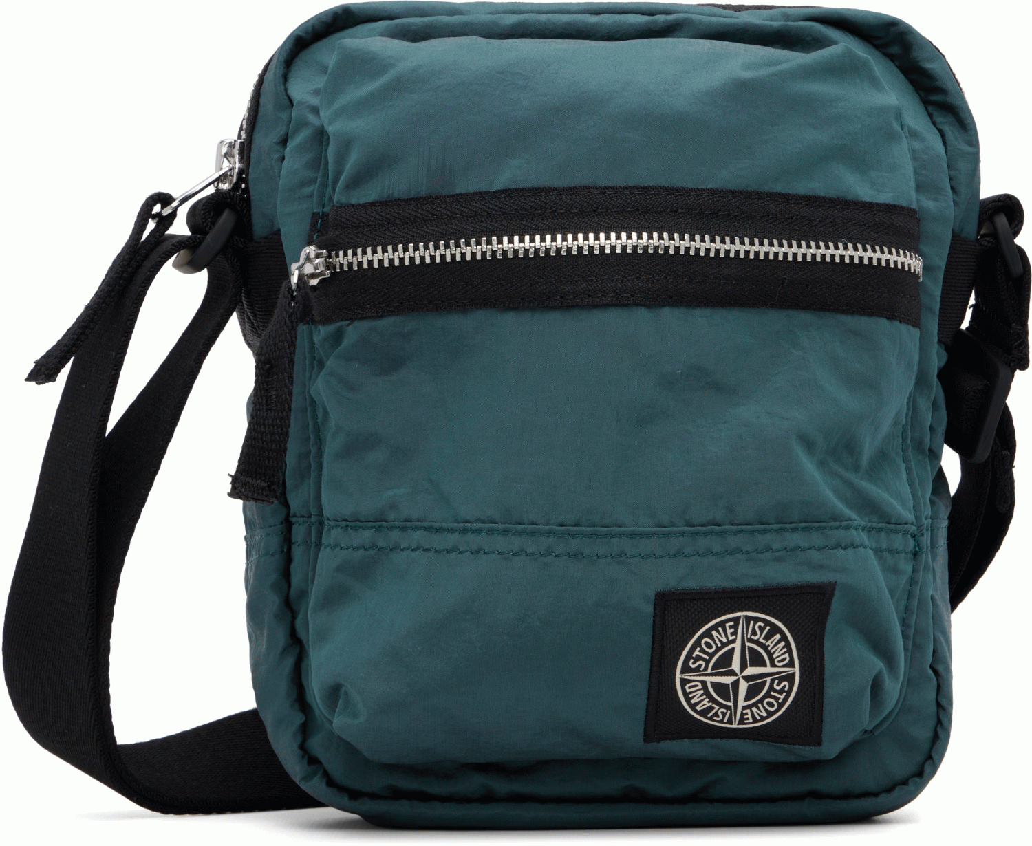 STONE ISLAND COATED NYLON METAL IN ECONYL® POUCHBAG