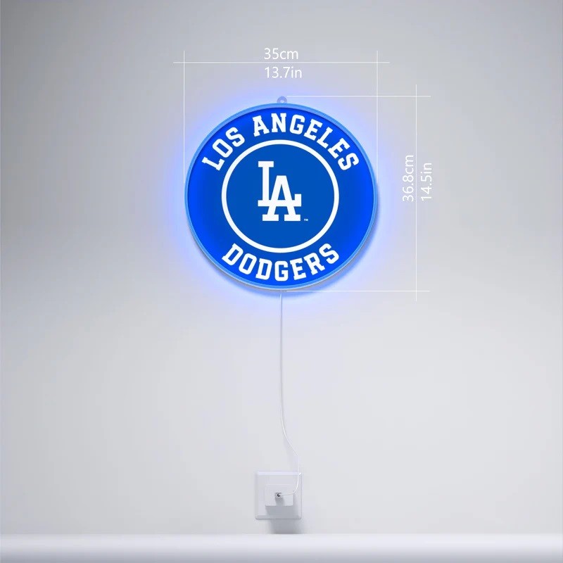 YELLOWPOP L.A DODGERS ROUNDED LOGO