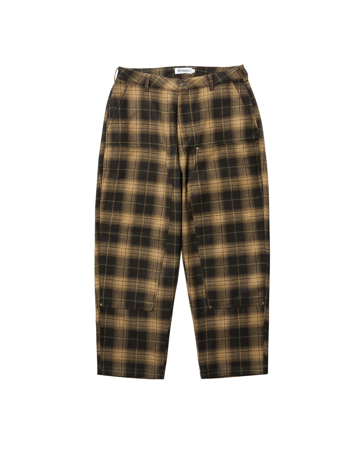EVISEN SKATEBOARDS CHECK WOOL PAINTER PANTS