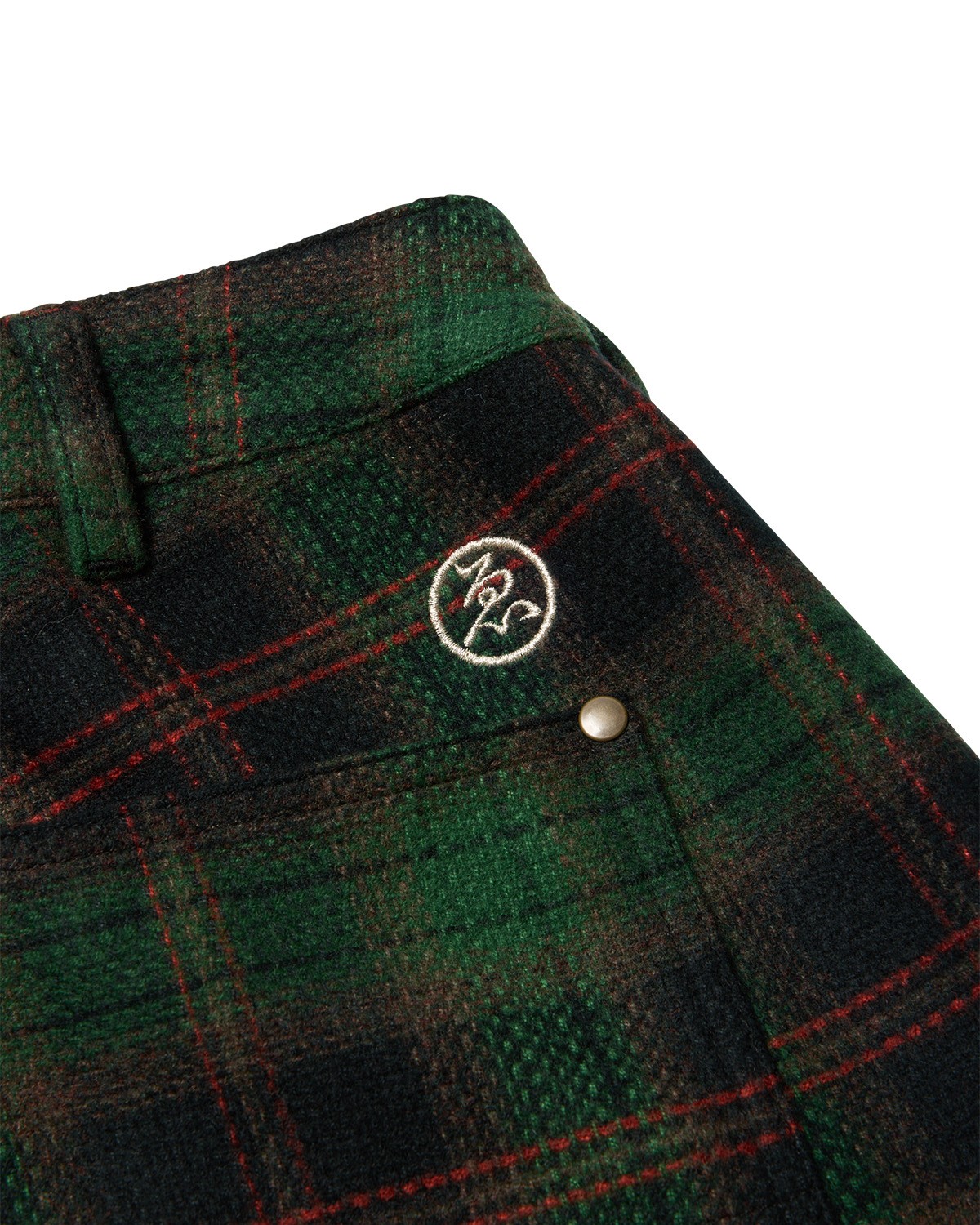 EVISEN SKATEBOARDS CHECK WOOL PAINTER PANTS