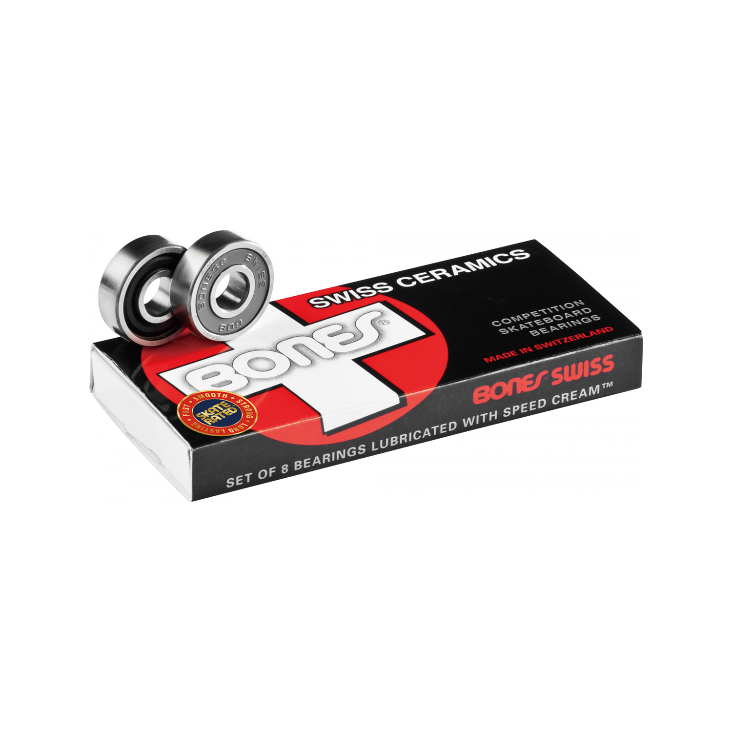 BONES  BEARINGS SWISS CERAMIC 8 PACK