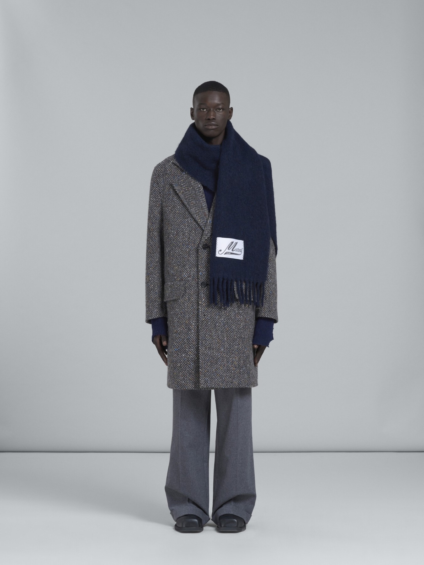 MARNI BRUSHED ALPACA SCARF