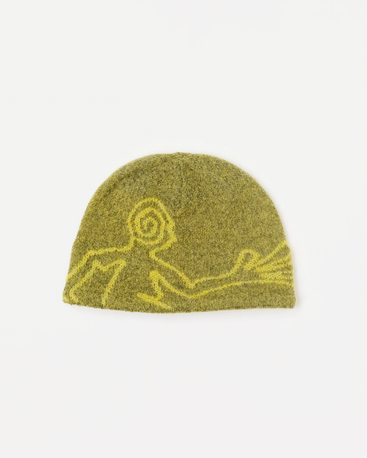 HIKING PATROL MOSCOT MOHAIR MIXED KNIT BEANIE