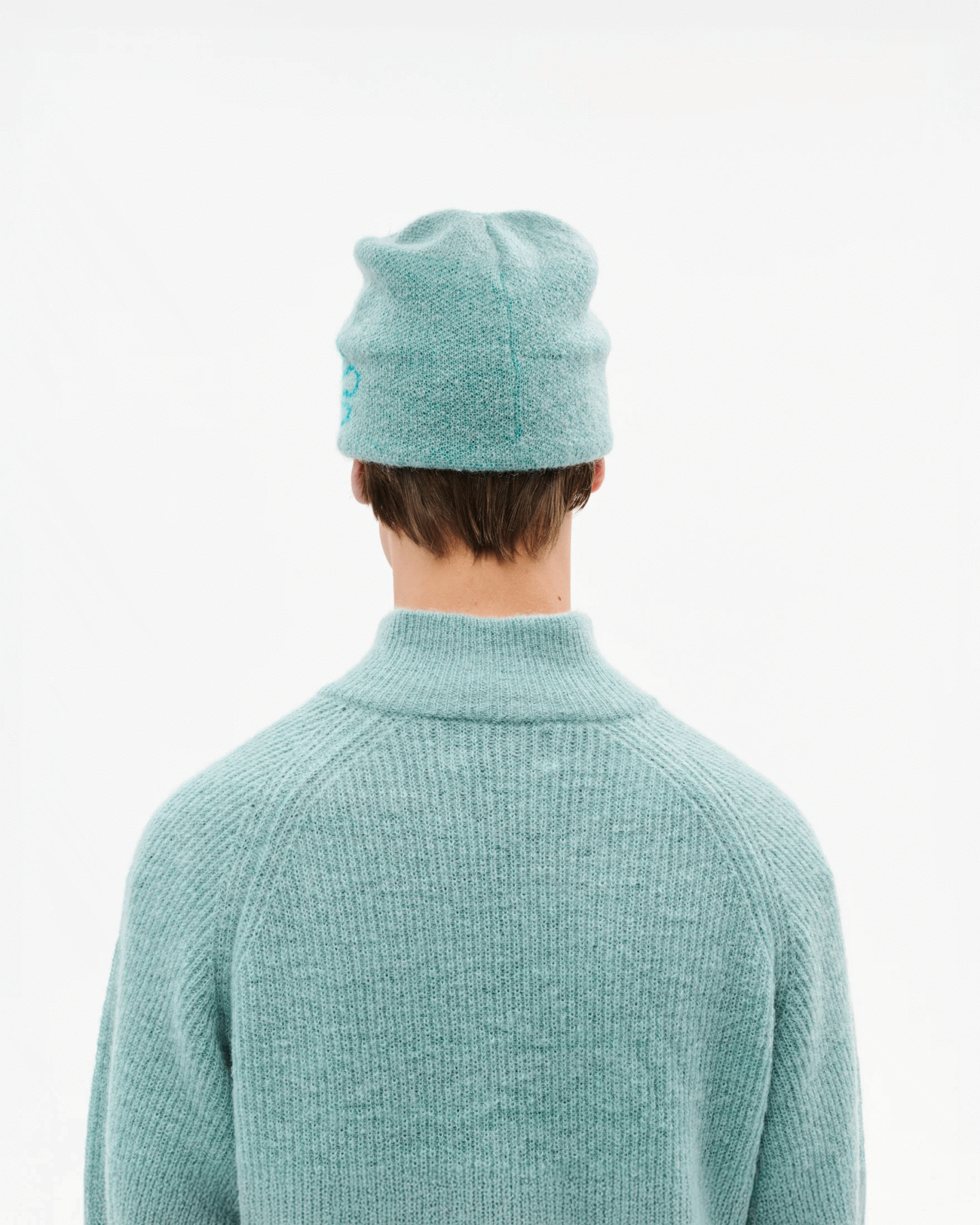 HIKING PATROL MOSCOT MOHAIR MIXED KNIT BEANIE