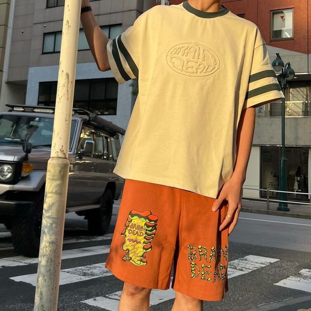 BRAIN DEAD TETSUNORI TAWARAYA JERSEY SHORT