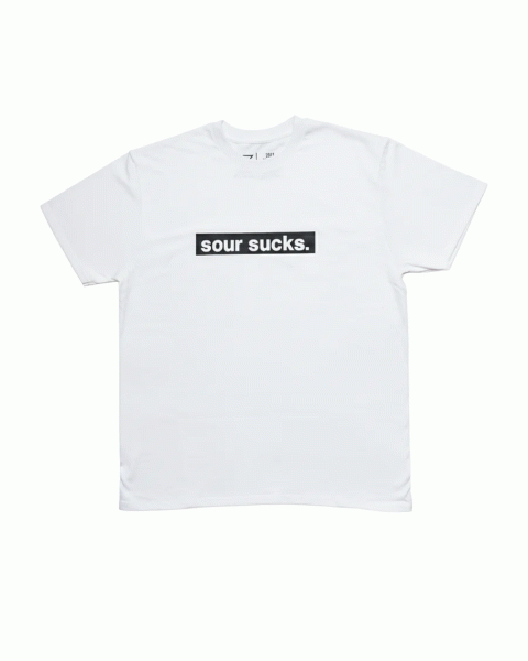 SOUR x SKATE MUZIK SUCKS TEE