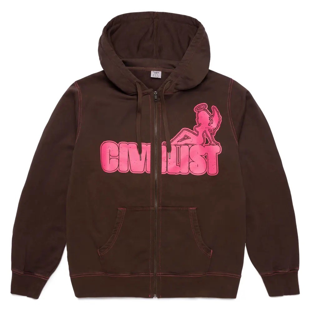 CIVILIST ANGEL HEAVY ZIP HOOD