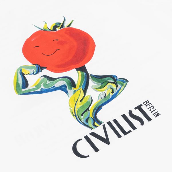 CIVILIST TOMATO TEE
