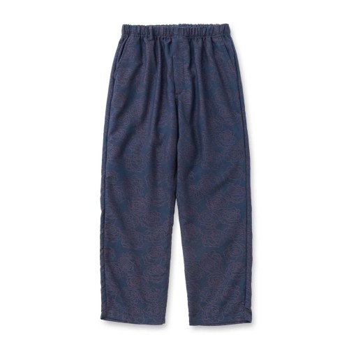 CALEE ROSE PATTERN JACQUARD RELAX PANTS