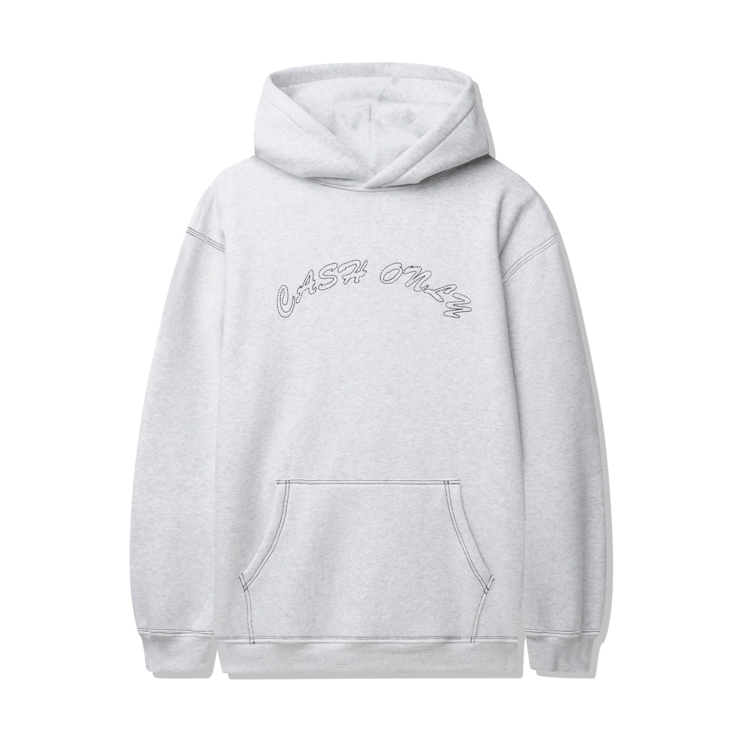 CASH ONLY STITCH LOGO PULLOVER HOOD