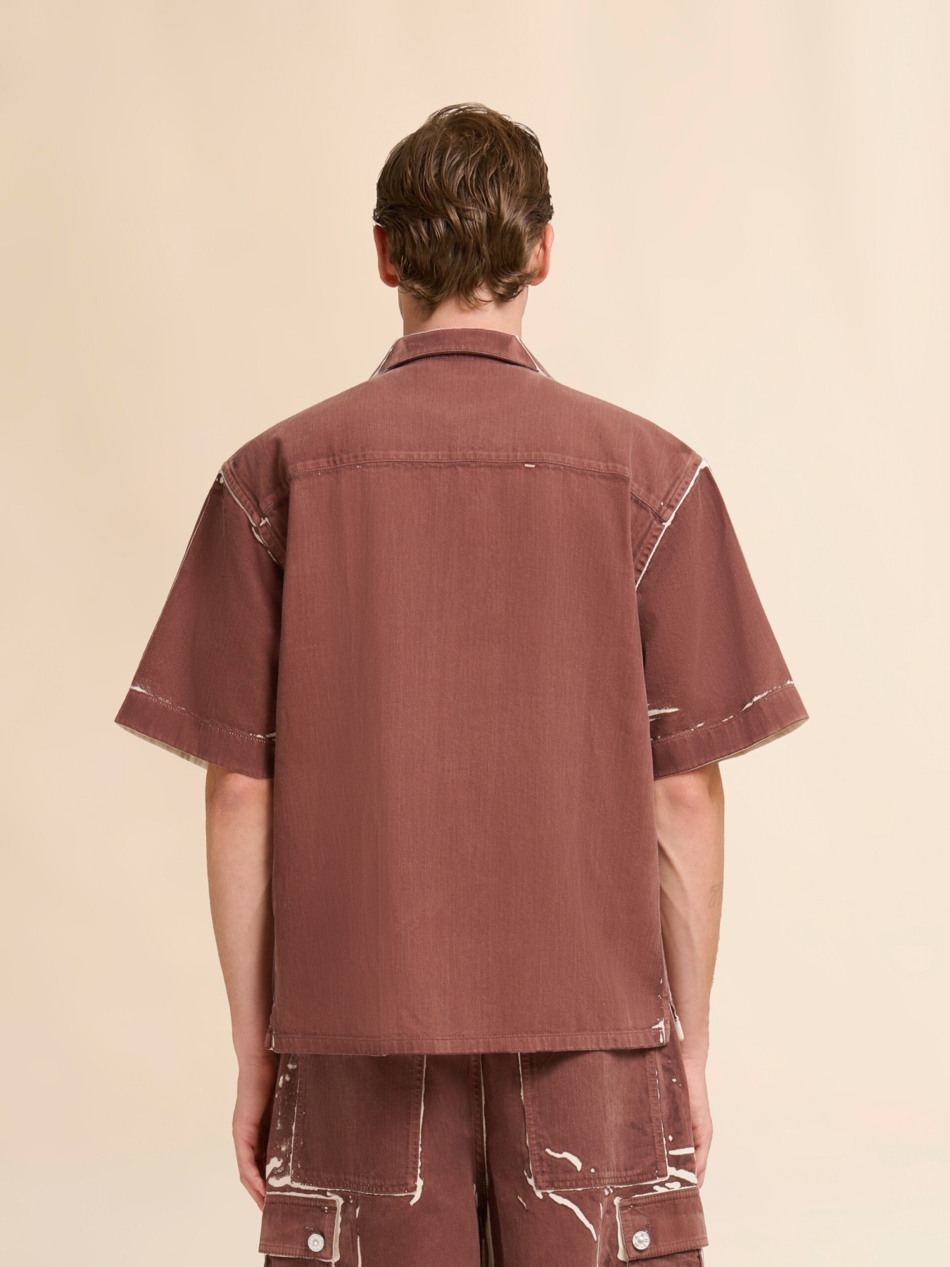 MARNI SCREEN-PRINTED DENIM SHIRT