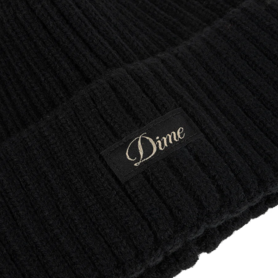 DIME CURSIVE RIB BEANIE