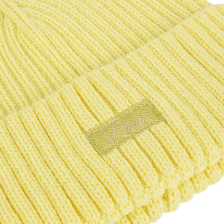 DIME CURSIVE RIB BEANIE