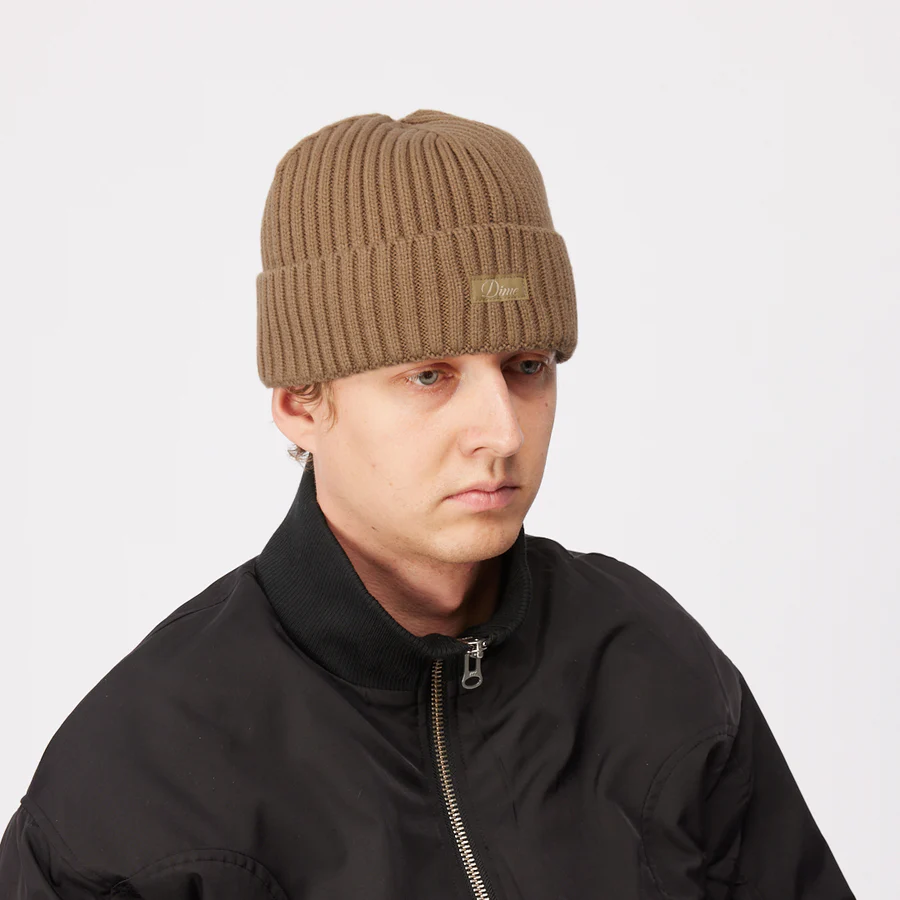 DIME CURSIVE RIB BEANIE