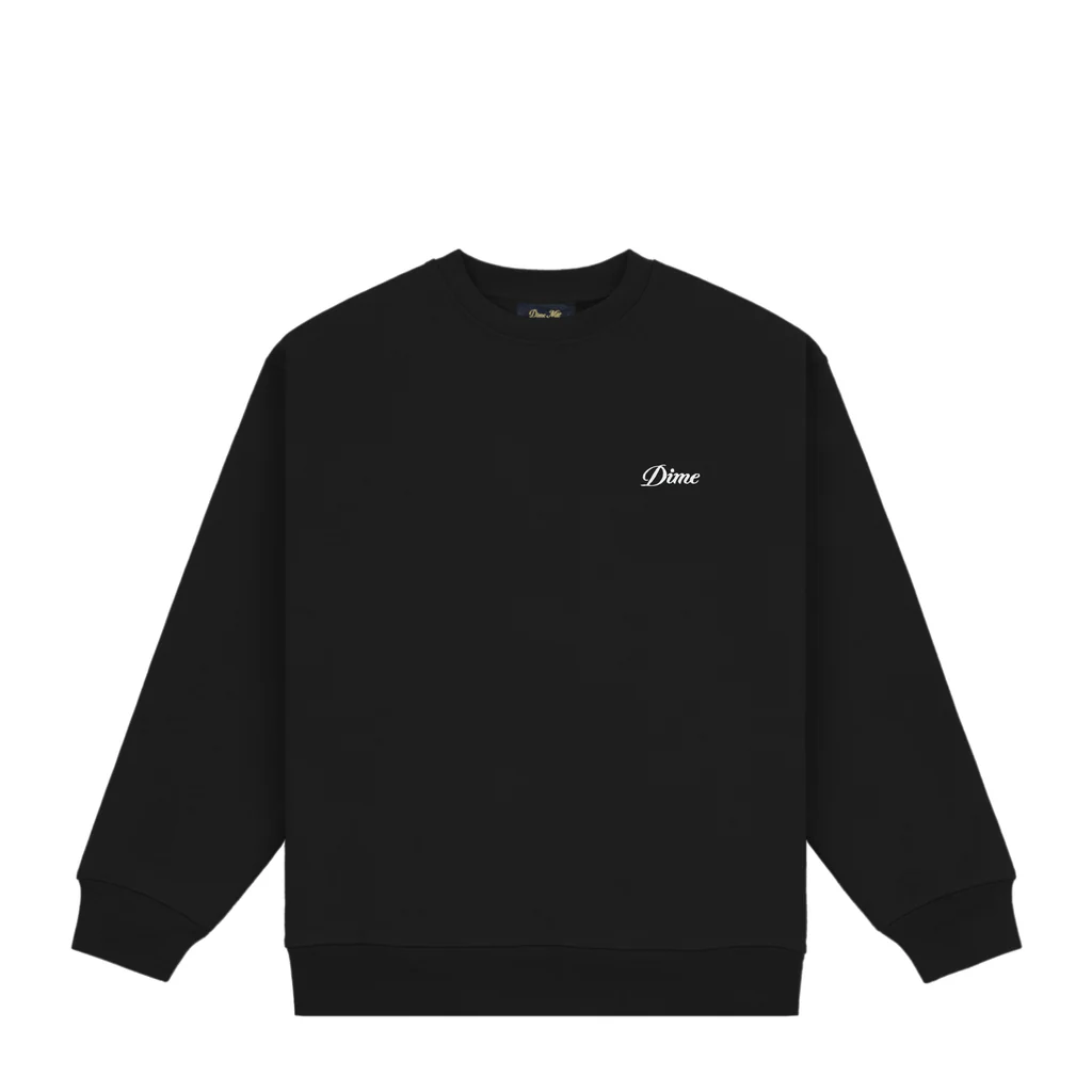 DIME CURSIVE SMALL LOGO CREWNECK