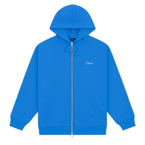 DIME CURSIVE SMALL LOGO ZIP-HOODIE