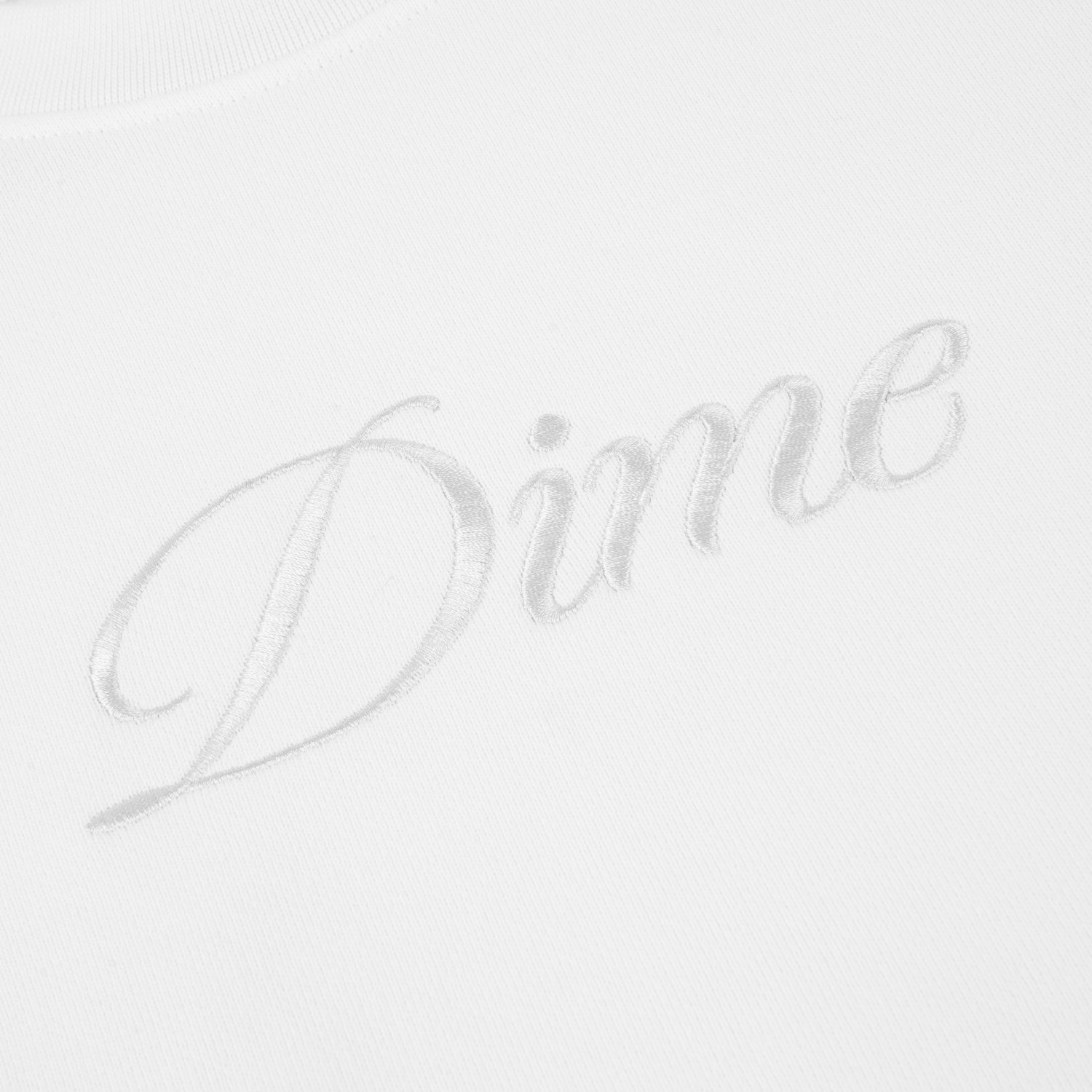 DIME MLT CUR CRSIVE CREWNECK