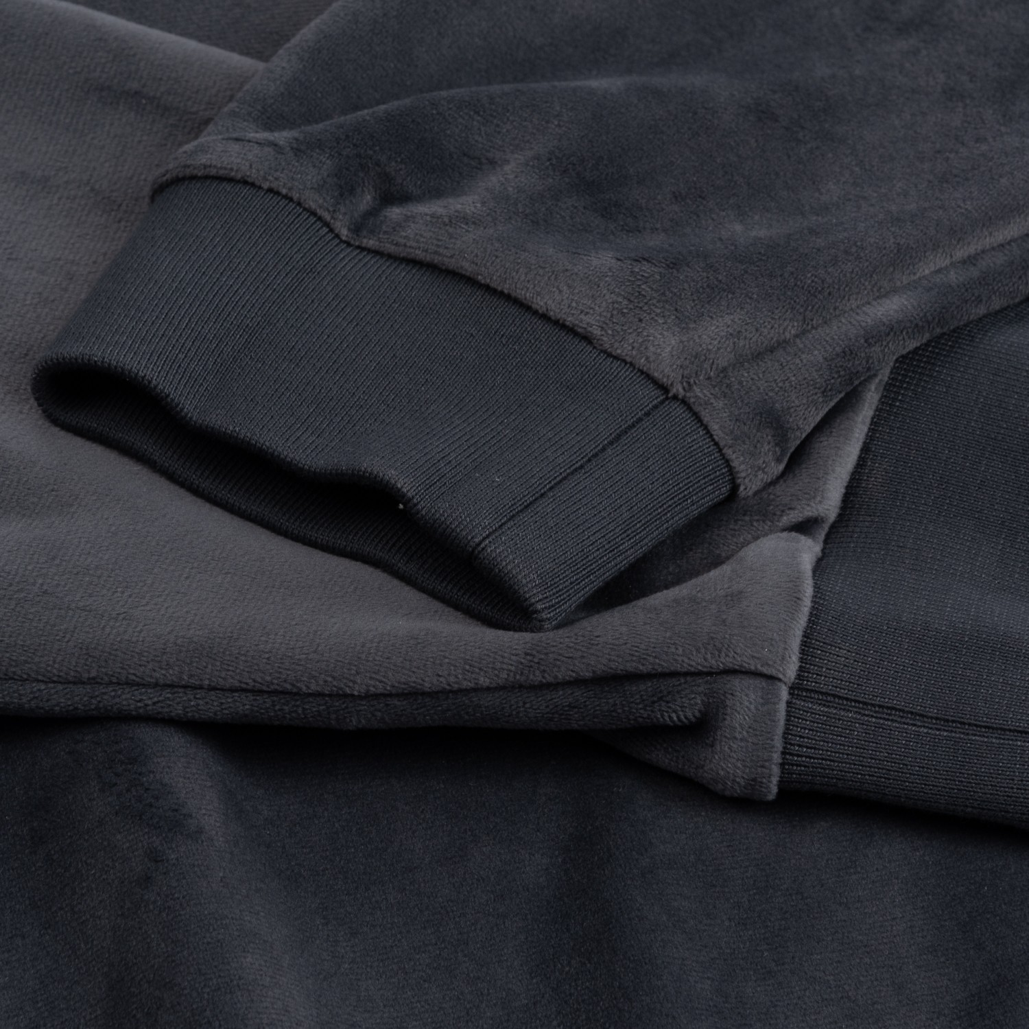 DIME CURSIVE VELVET CREWNECK