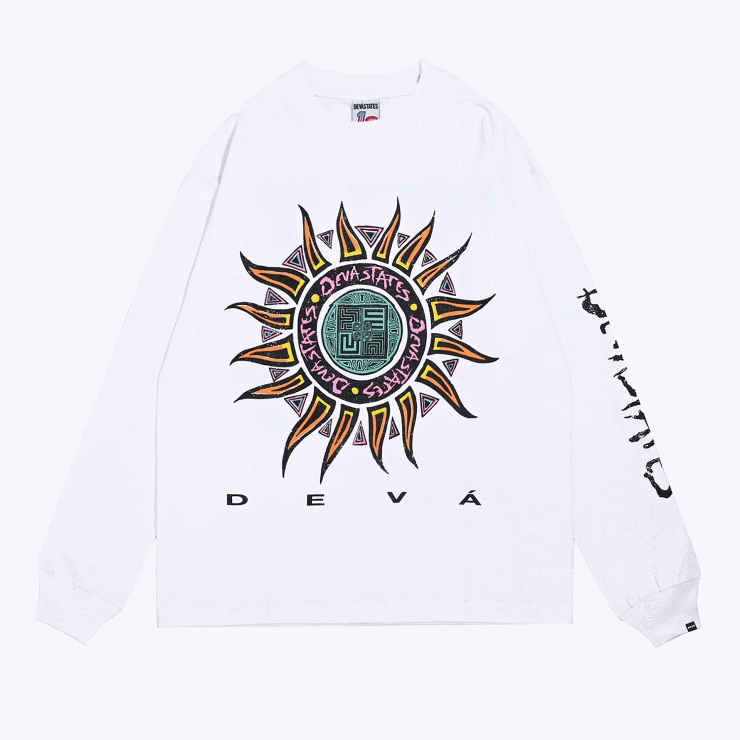 DEVA STATES L/S GFX RETRO T-SHIRT