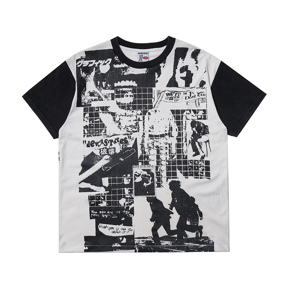 DEVA STATES GFX RETRO T-SHIRT