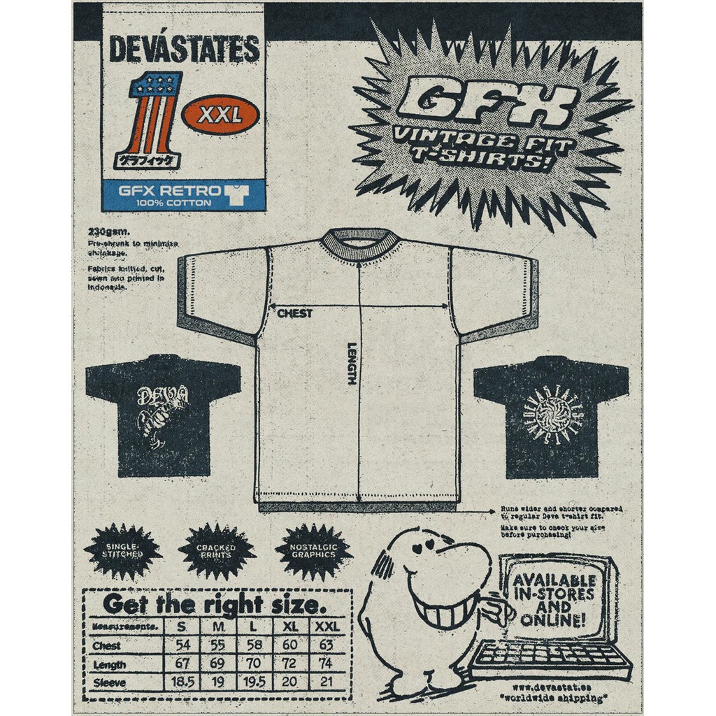 DEVA STATES IDOLATER GFX T-SHIRT