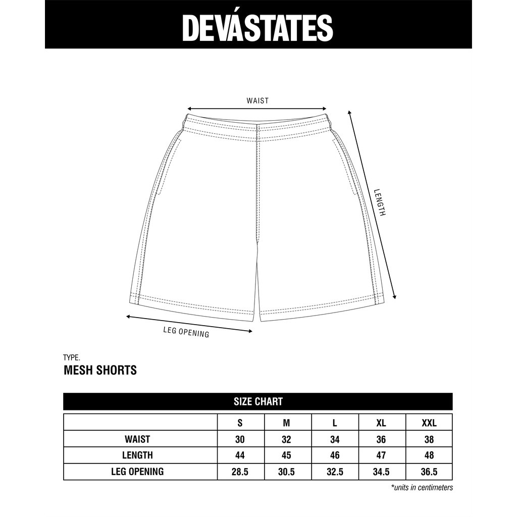 DEVA STATES GARAGE MESH SHORT