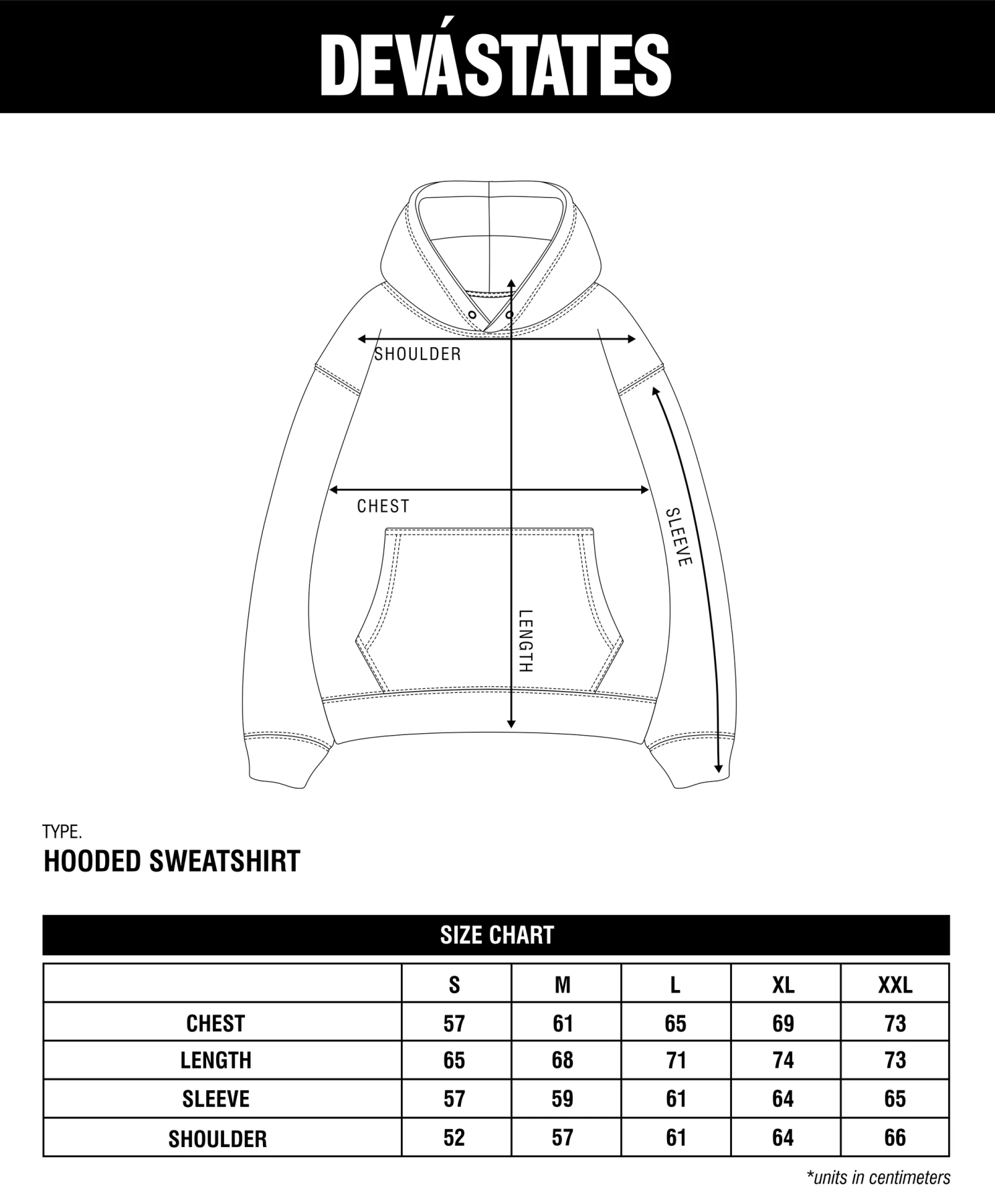 DEVA STATES ZIP UP HOODIE