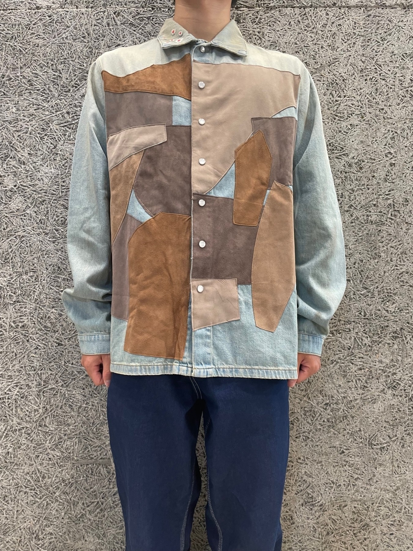 ERL PATCHWORK SHIRT WOVE