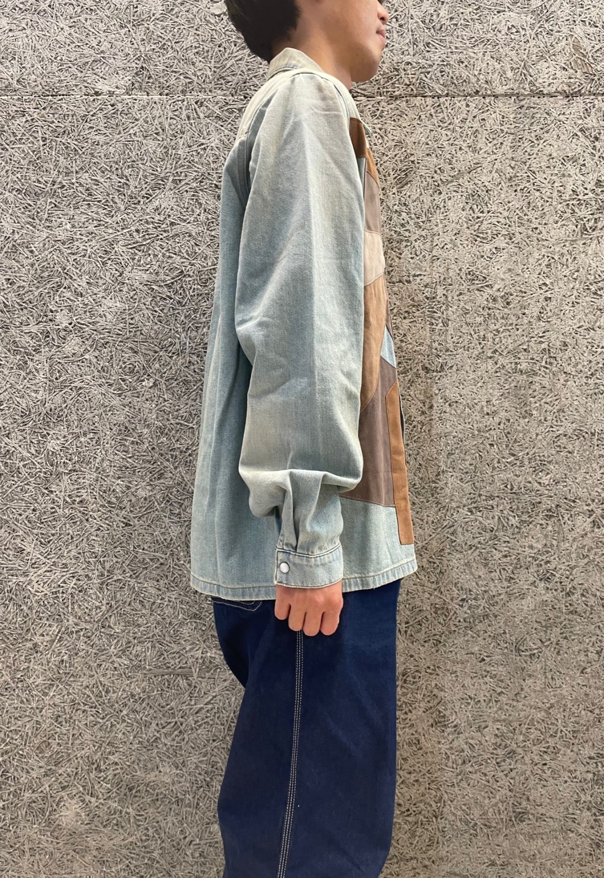 ERL PATCHWORK SHIRT WOVE