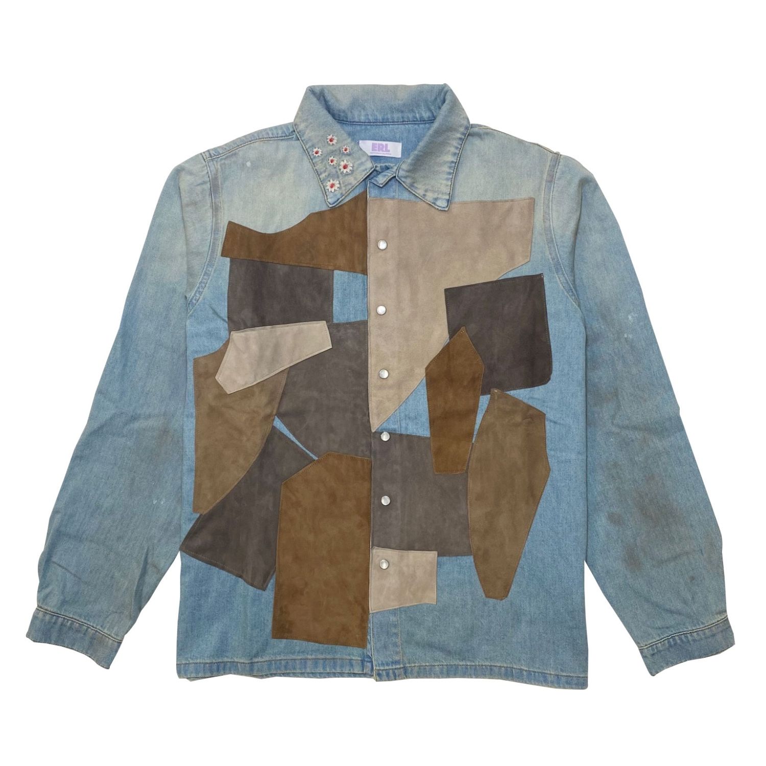 ERL PATCHWORK SHIRT WOVE