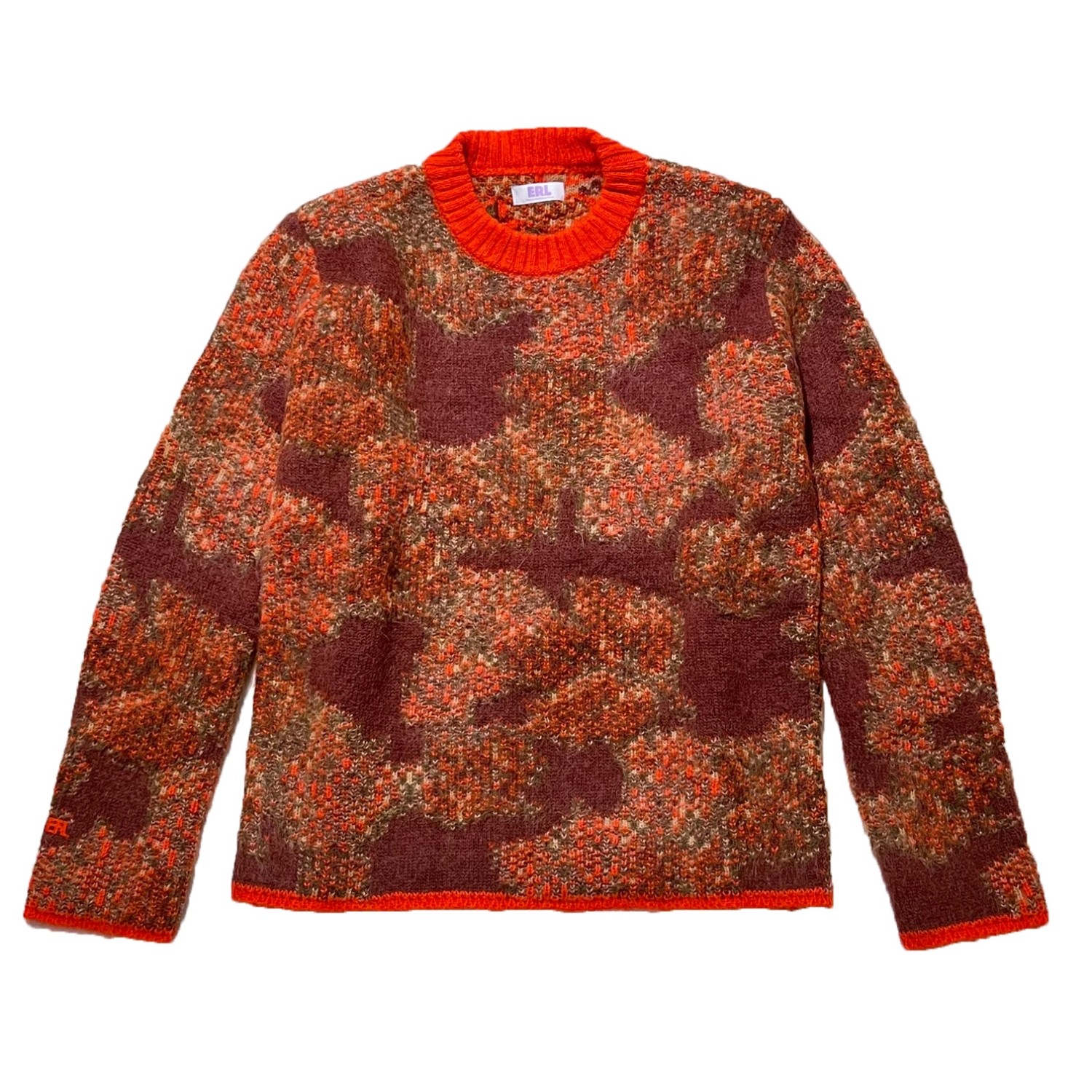 ERL ROUND NECK JACQUARD SWEATER KNIT