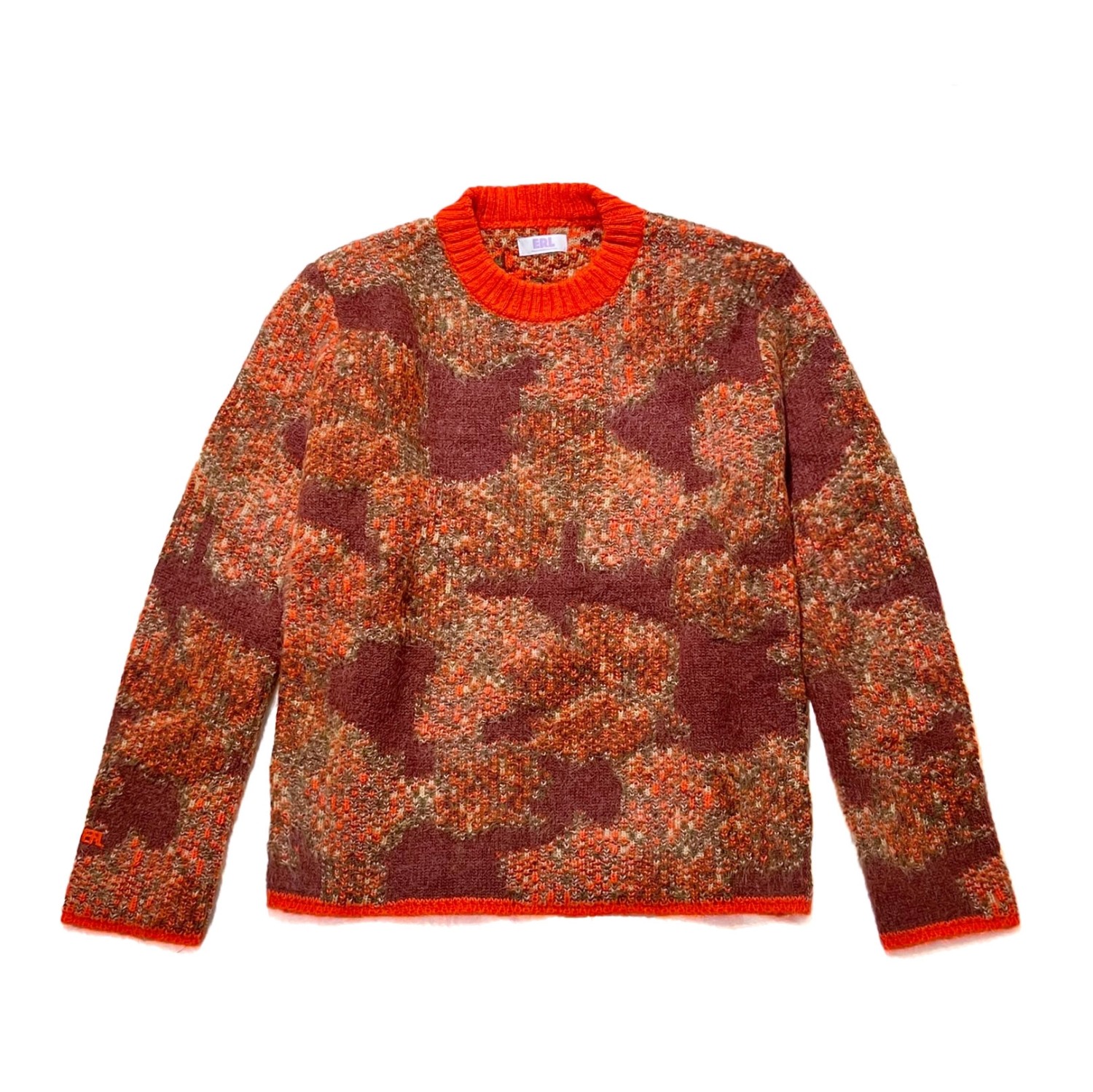 ERL ROUND NECK JACQUARD SWEATER KNIT