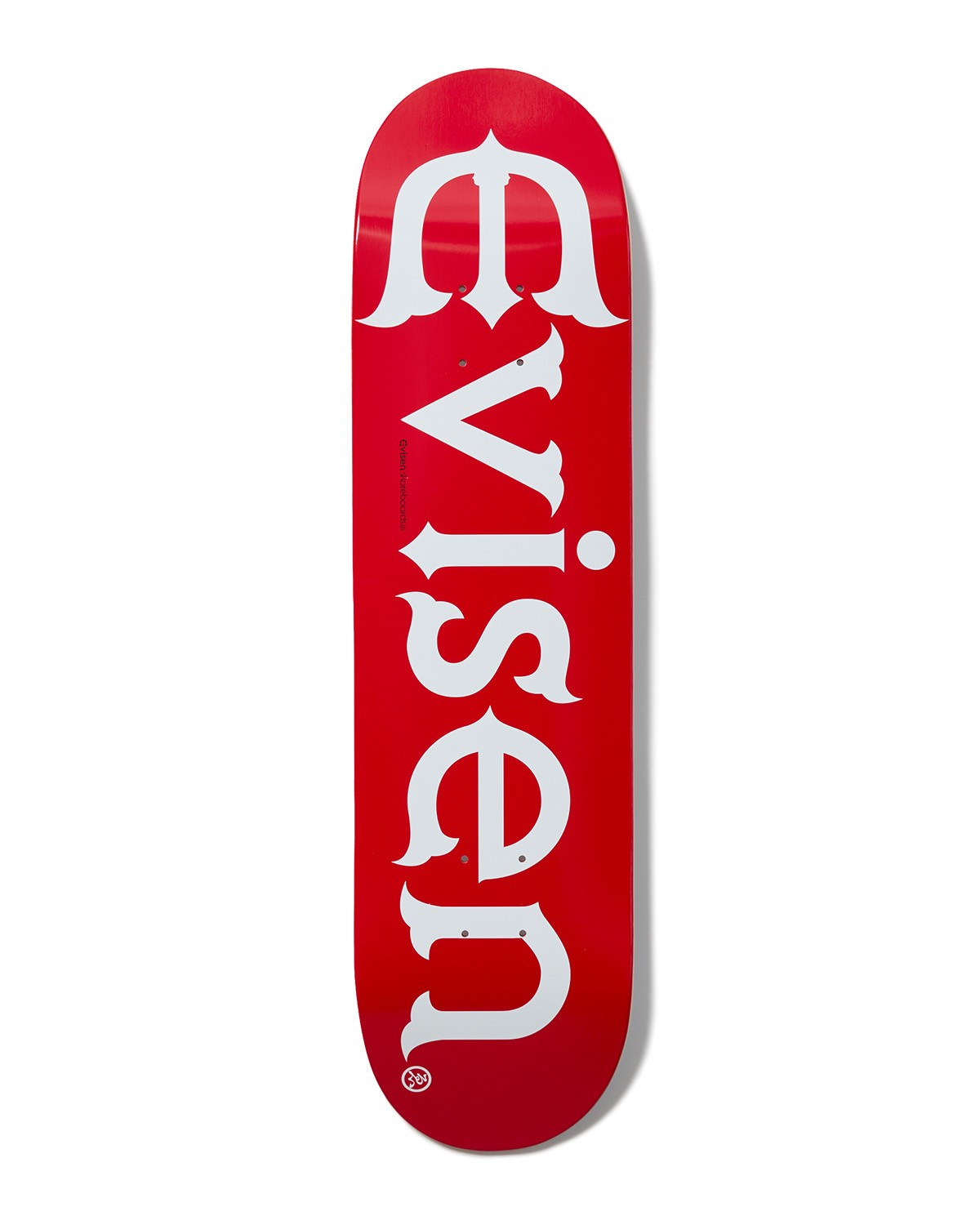EVISEN SKATEBOARDS EVI-LOGO RED 8