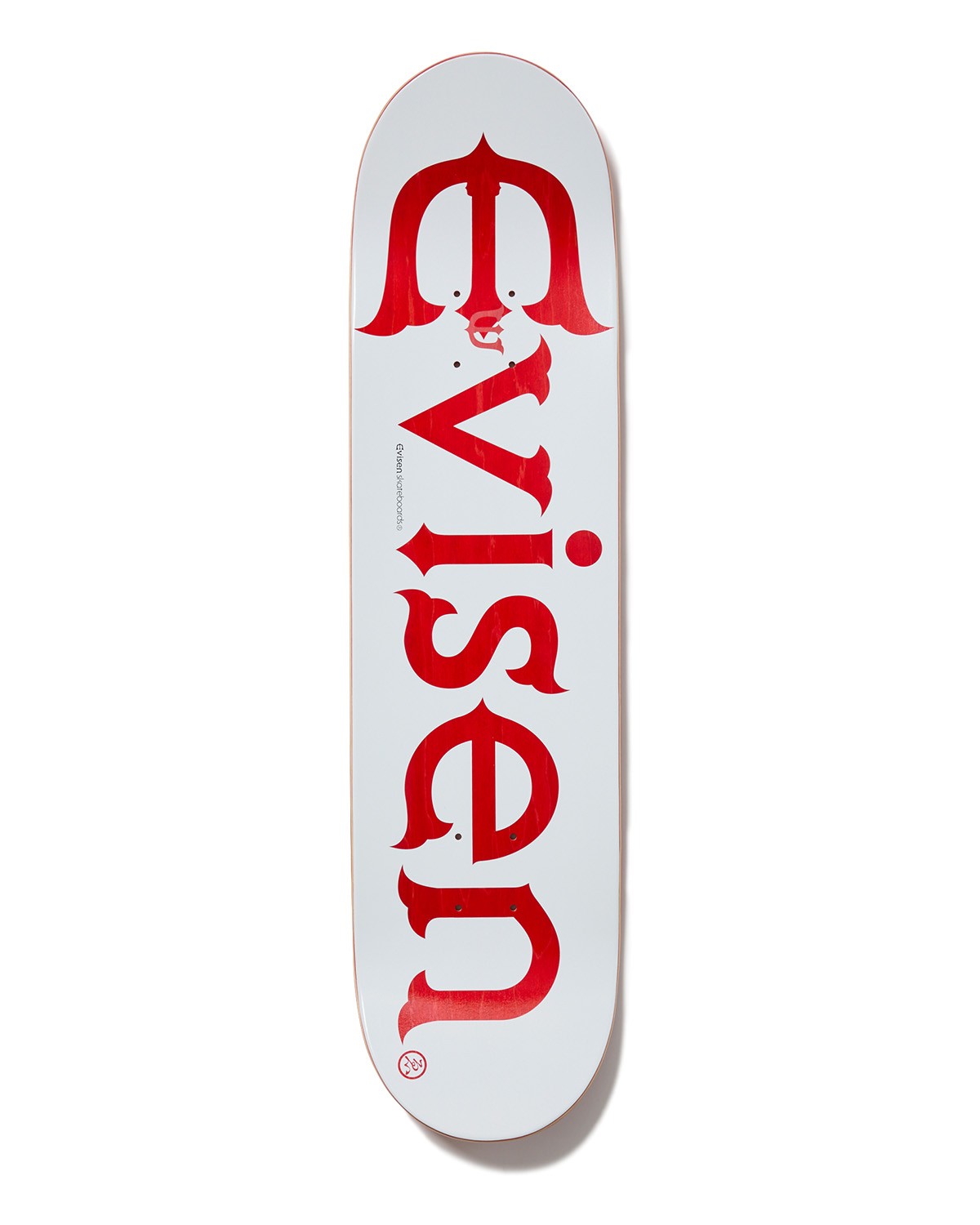 EVISEN SKATEBOARDS EVI-LOGO RED 8