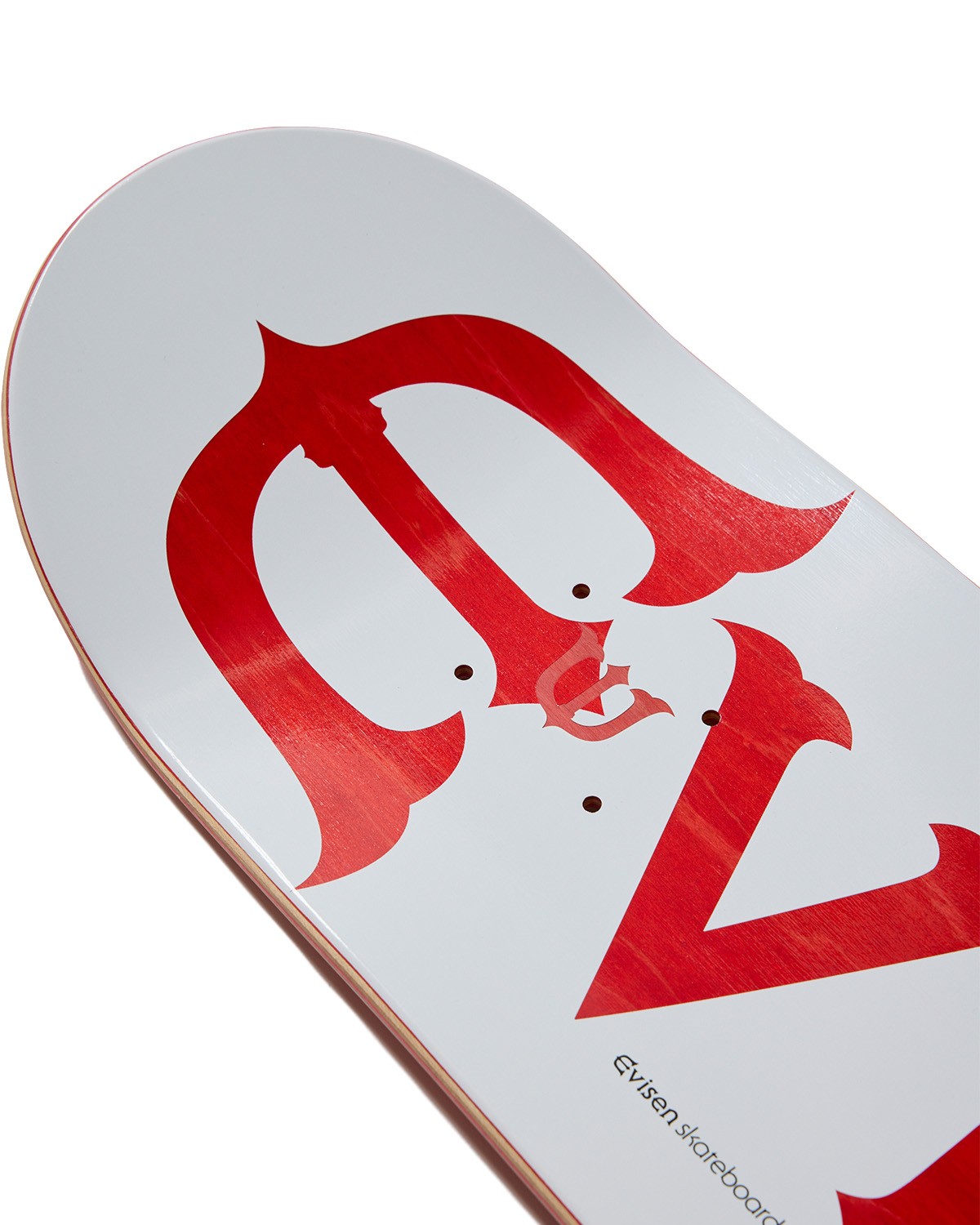 EVISEN SKATEBOARDS EVI-LOGO RED 8