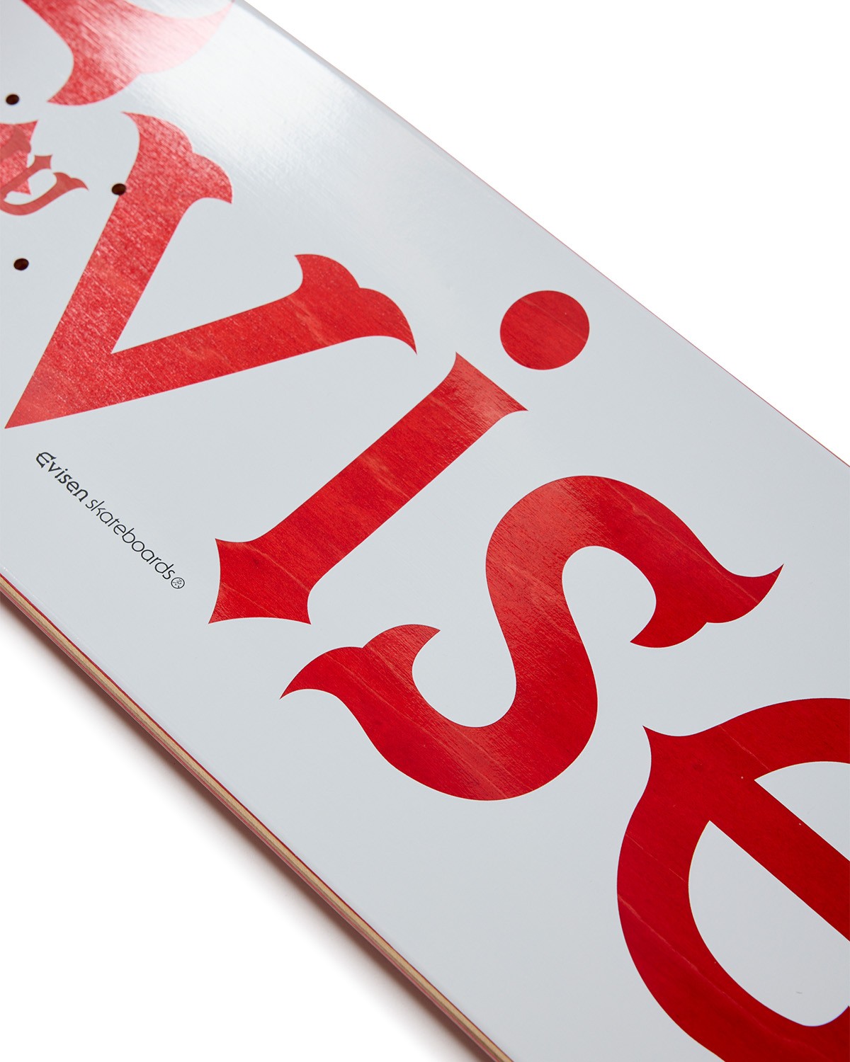 EVISEN SKATEBOARDS EVI-LOGO RED 8