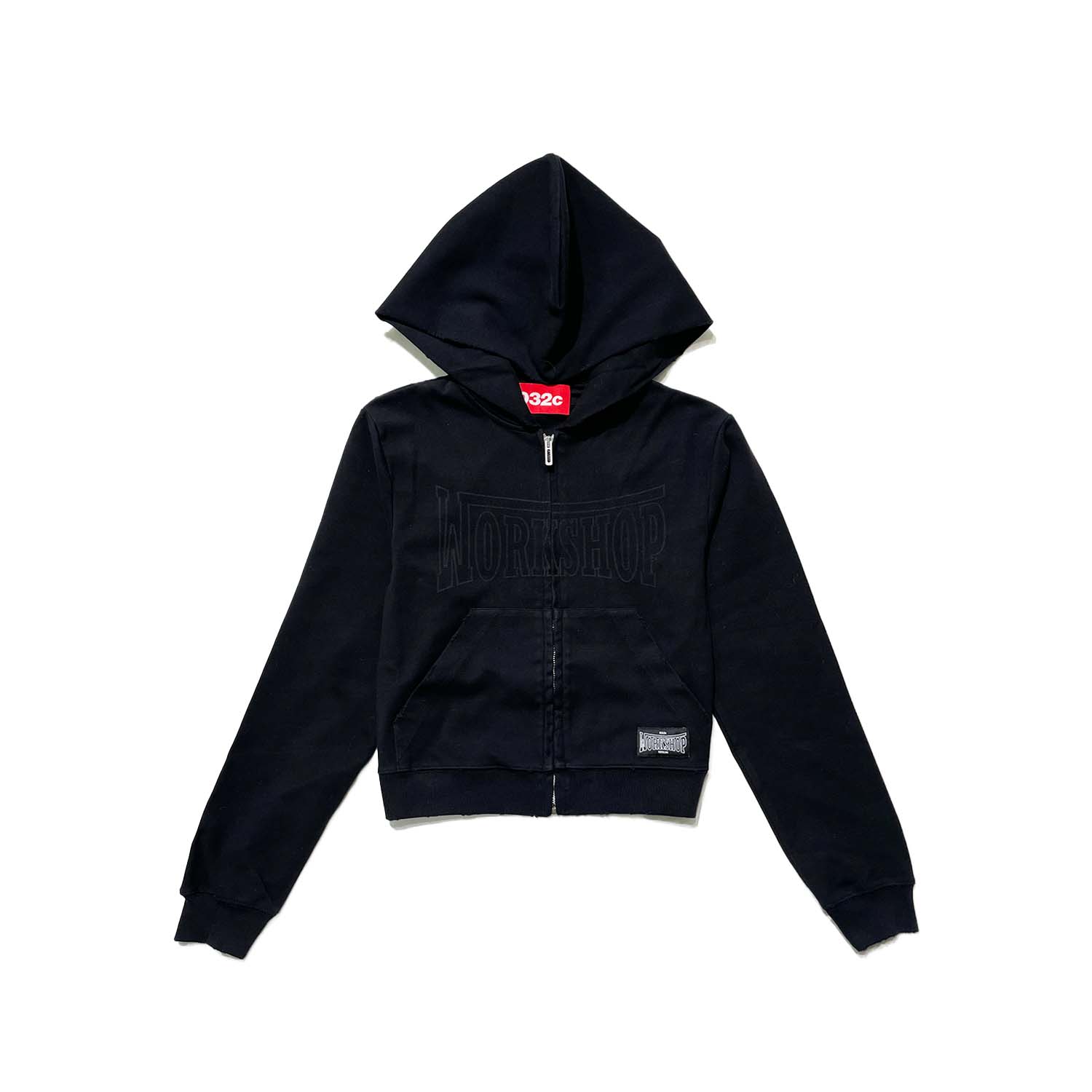 032c VICTOR TIGHT ZIP-UP HOODIE