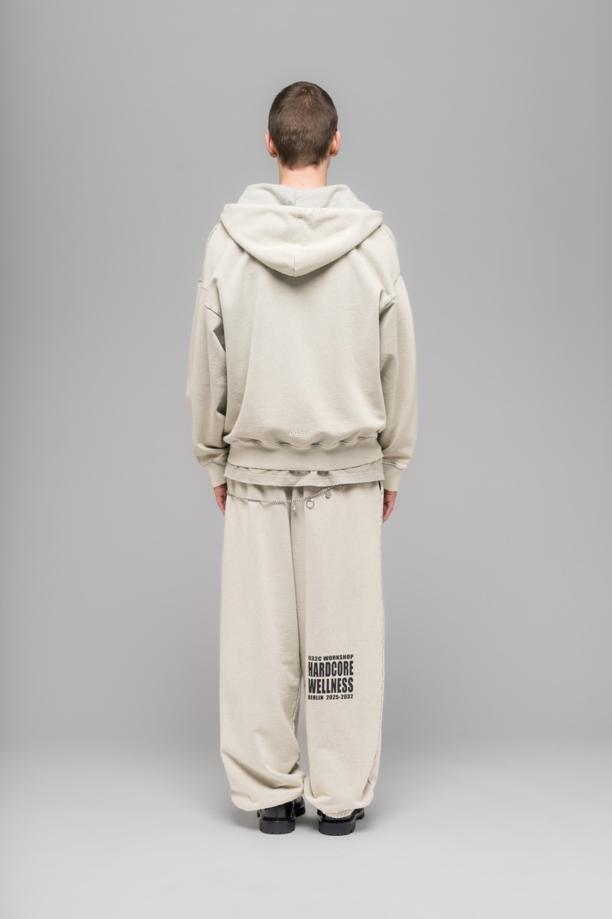 032c ''HARDCORE WELLNESS'' ZIP-UP