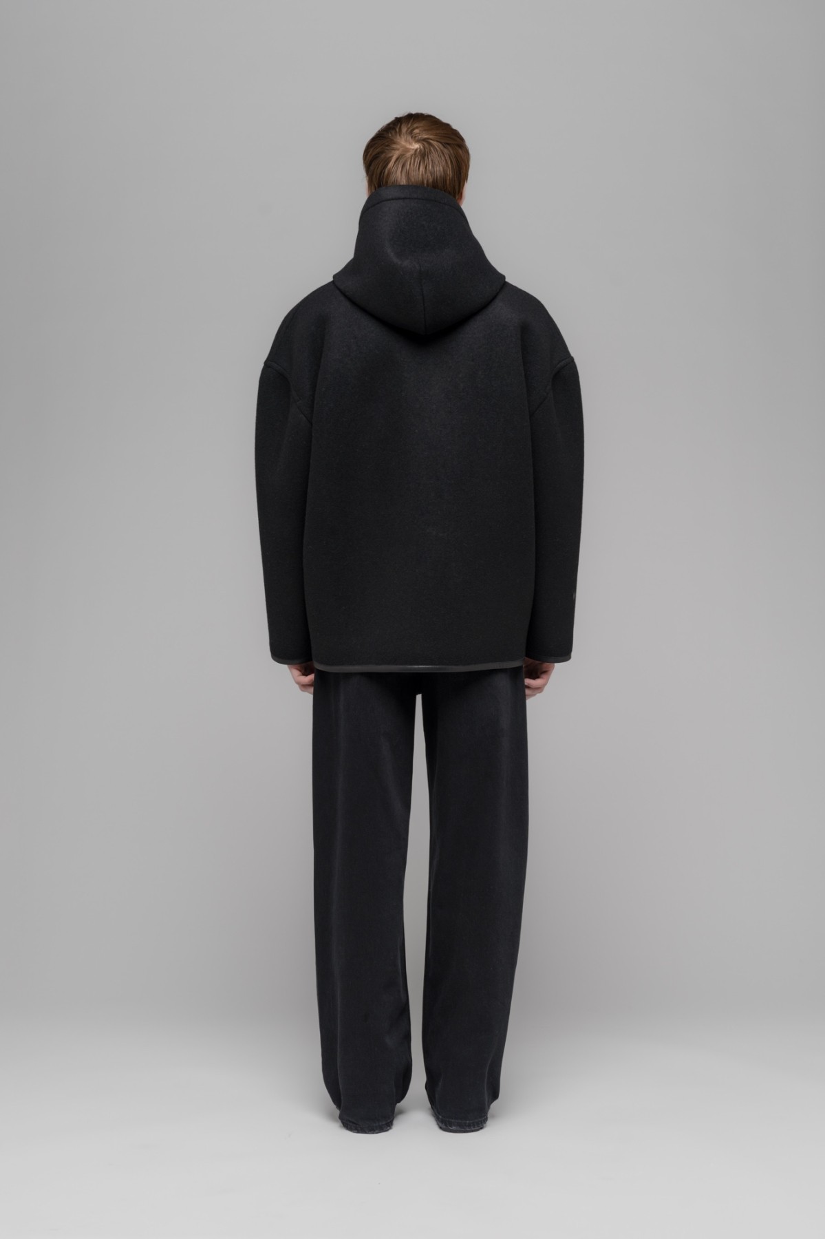 032c NEOPRENE ZIP UP HOODED JACKET