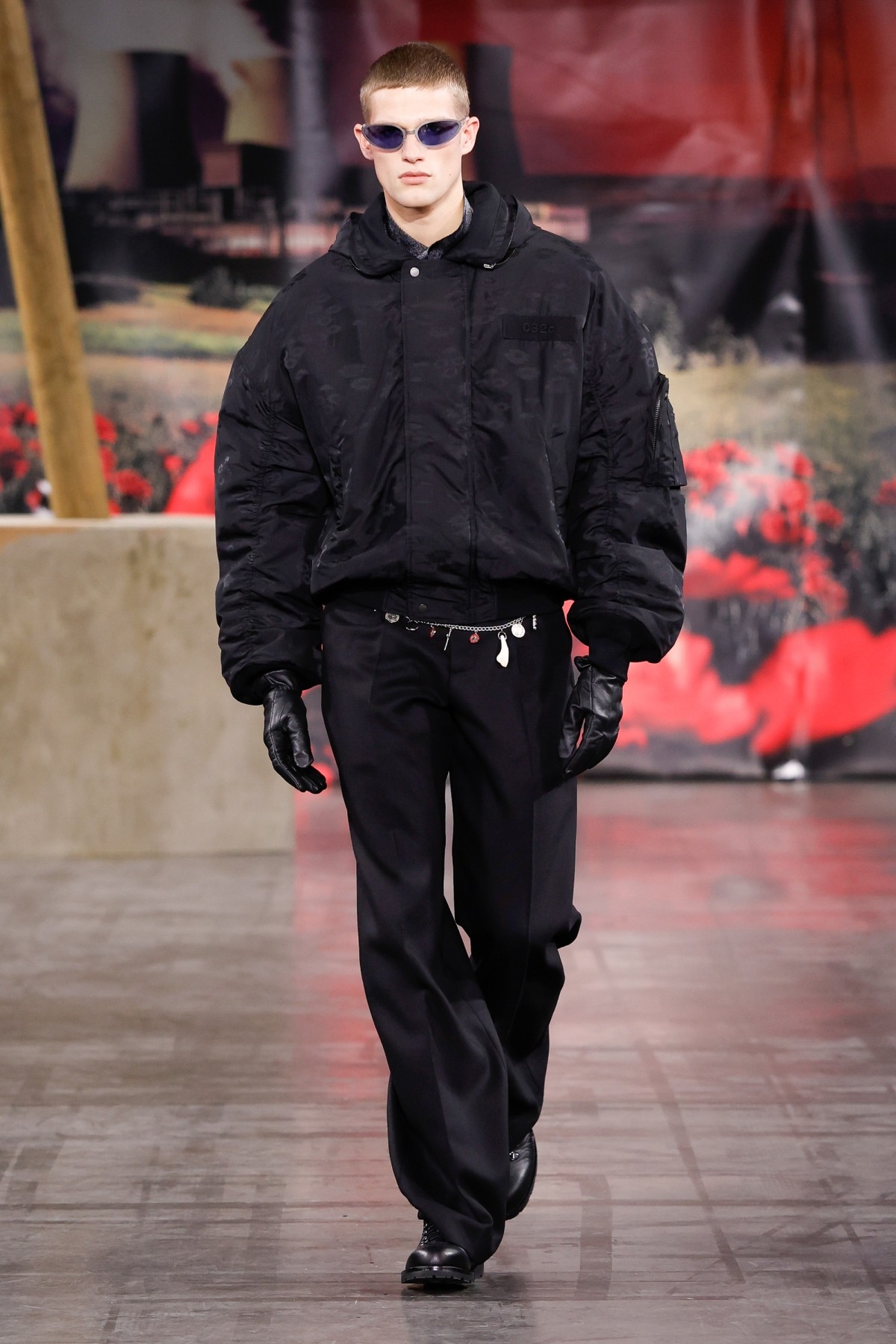 032c ''MELTING DAISIES'' BOMBER