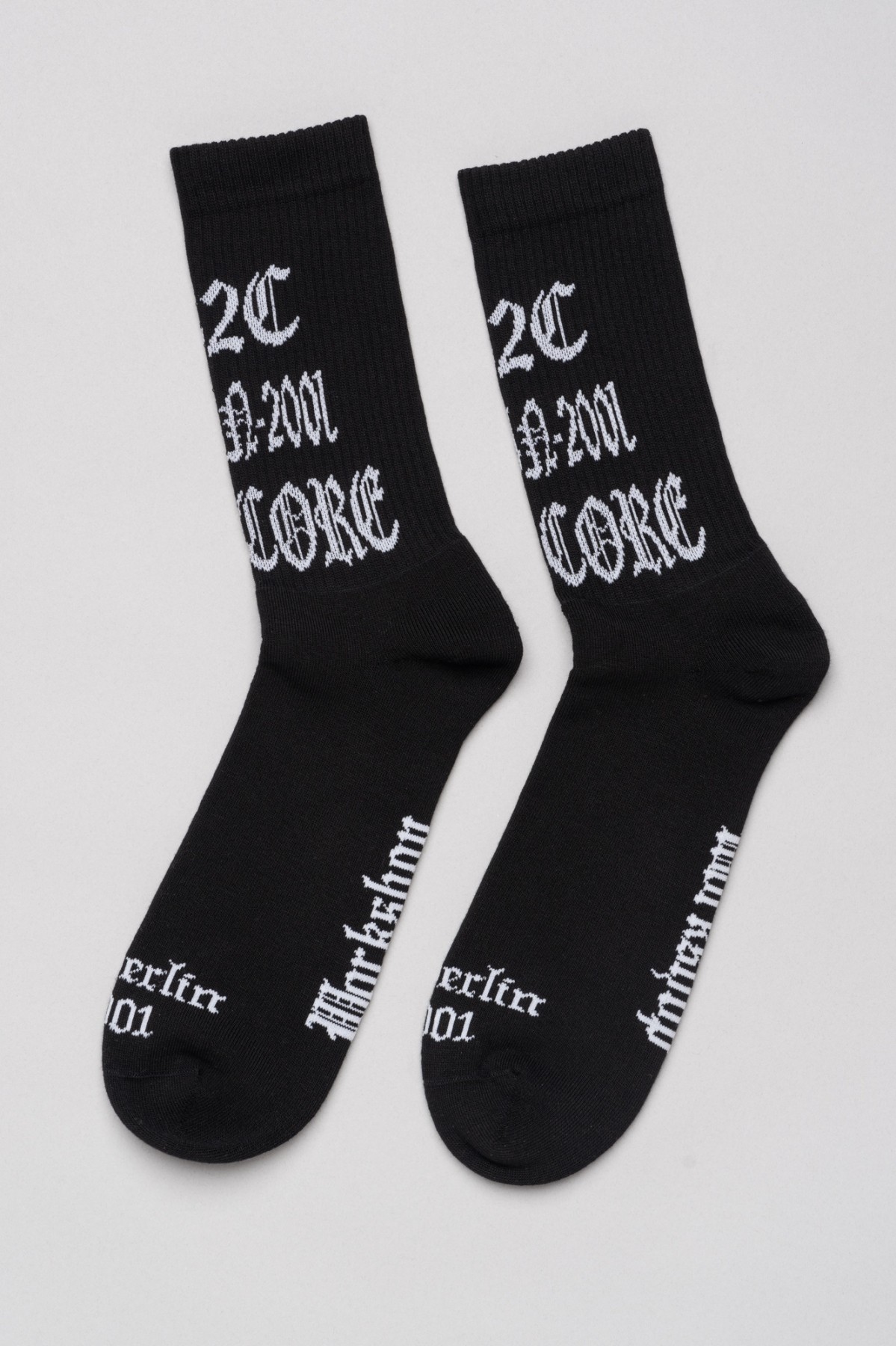 032c ''HARDCORE SINCE 2001'' SOCKS