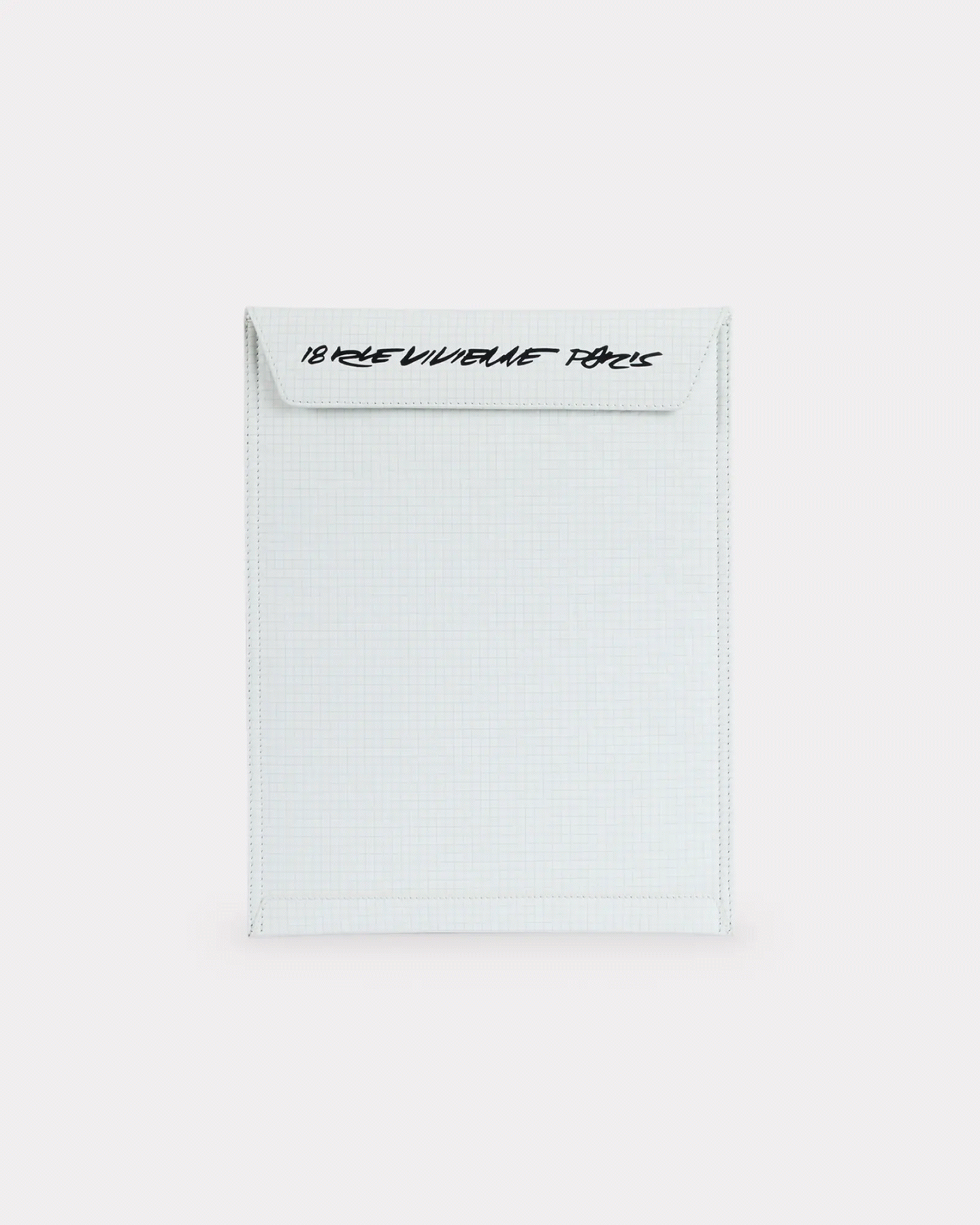 'KENZO X FUTURA 2000' LEATHER 'KENZO PAPER' LAPTOP CASE