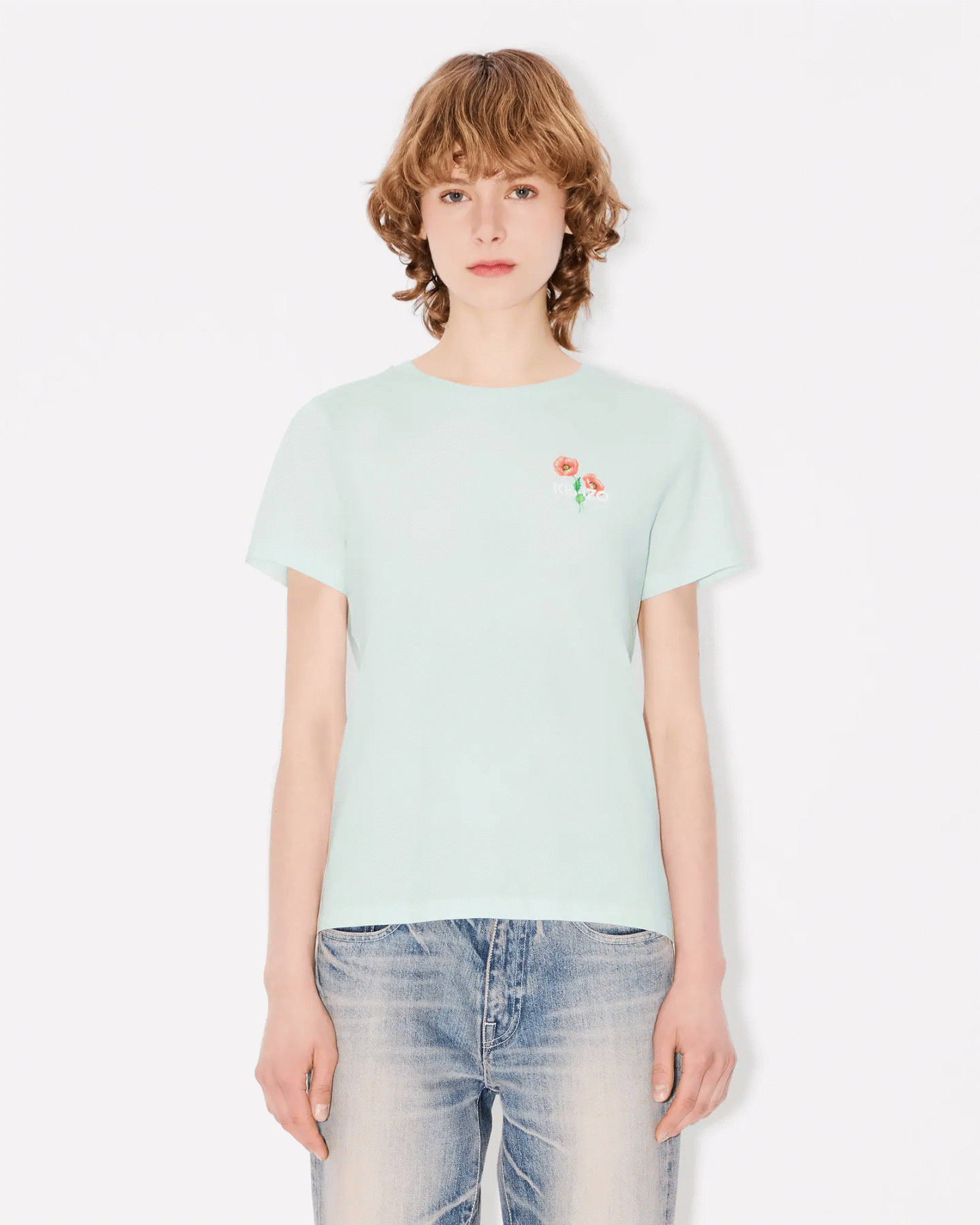 KENZO ARCHIVE BOUQUET COTTON T-SHIRT