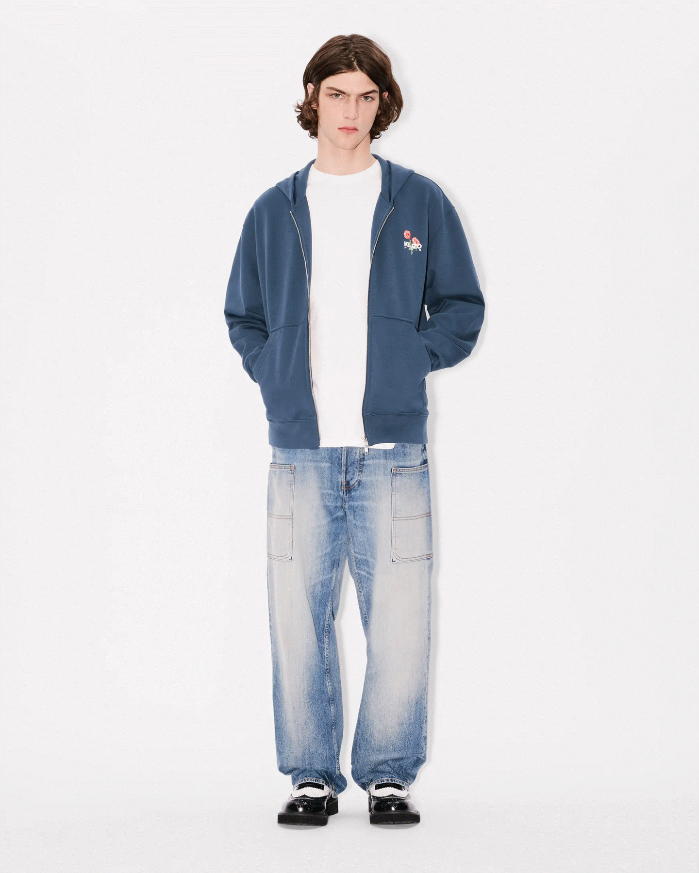 KENZO Archive Bouquet FULL ZIP HOODIE